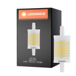 Ledvance Performance LED R7s doppelt Ended 78mm Klar 12W 1521lm - 827 Extra Warmweiß | Dimmbar - Ersatz für 100W