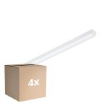 Mehrfachpackung 4x Philips LED Deckenleuchte CoreLine Weiß 37W 5200lm - 865 Tageslichtweiß | 150cm - - Ersatz Für 2x58W