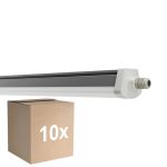 Mehrfachpackung 10x Ledvance Wasserdicht Deckenleuchte Feuchtigkeitsdicht FLEX Durchgangsverdrahtung 42W 6800lm - | IP66 - Ersatz Für 2x58W