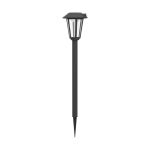 Eglo Erdspießleuchte Prietta Schwarz 6W 800lm - 827 Extra Warmweiß | IP44 - Bewegungs- und Lichtsensor