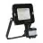 Ledvance LED-Scheinwerfer Kompakt Schwarz 10W 1000lm 100D - 840 Kaltweiß | IP65 - Symmetrisch - Bewegungs- und Lichtsensor