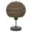 Ledvance Tischlampe Decor Kugel Braun | Geeignet für 1x E27