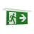 Ansell LED Recessed Emergency Sign Razzo White 4.5W 100lm - 860 Daylight | DALI - Self Test