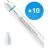 Mehrfachpackung 10x Philips LED Röhre T8 MASTER Value (EM/Mains) Ultra Output 23W 3700lm - 865 Tageslichtweiß | 150cm - Ersatz für 58W