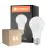 Mehrfachpackung 6x Ledvance Classic LED E27 Birne Matt 10W 1055lm - 827 Extra Warmweiß | Dimmbar - Ersatz Für 75W