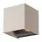 D'Lite Wandleuchte Elingen Aluminium Beige Up & Down 4.9W 480lm - 830 Warmweiß | IP65