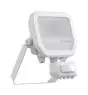 Ledvance Led-Scheinwerfer Aluminium Weiß 8W 1100lm 100D - 830 Warmweiß | IP65 - Bewegungs- Und Lichtsensor - Symmetrisch