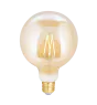WiZ Smart LED E27 Globe Fadenlampe Messing 125mm 6.5W 720lm - 820-845 Abstimmbares Weiß | Dimmbar - Ersatz Für 50W