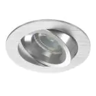 Noxion Einbau Spot Drome MR16 schwenkbar Aluminium | Ausschnitt 69mm - GU10 Sockel