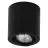 Ledvance Surface Spot Rond Noir| 80mm - Convient pour GU10