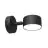 Emibig Applique Murale Sora Acier Noir | Convient pour 1x GX53 - Max 12W