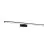 Eglo Applique Murale Pandella 1 Aluminium Noir Éclairage de salle de bains 14W 1700lm - 840 Blanc Froid | IP44 