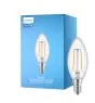 Philips Corepro LED Bougie E14 Filament Claire 2W 250lm – 827 – Blanc Très Chaud | Équivalent 25W