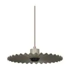 Ledvance Decor Plisse Suspension Luminaire Acier Beige | Convient pour E27