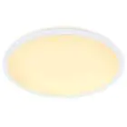 Nordlux Hublot LED Oja 60 38W 827 2700lm Blanc IP20 | Dimmable 3 niveaux - Blanc Très Chaud