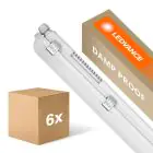 Lot 6x Ledvance Réglette LED Étanche Imperméable 32W 4400lm - 840 Blanc Froid | 120cm 