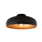 Eglo Plafonnier Mogano Noir, Cuivre | Convient pour E27