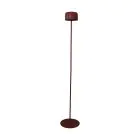 Eglo Lampadaires Salon Roccanova-L Acier Orange 2W 270lm - 830 Blanc Chaud | IP44 - Touch Dimmable - USB-C